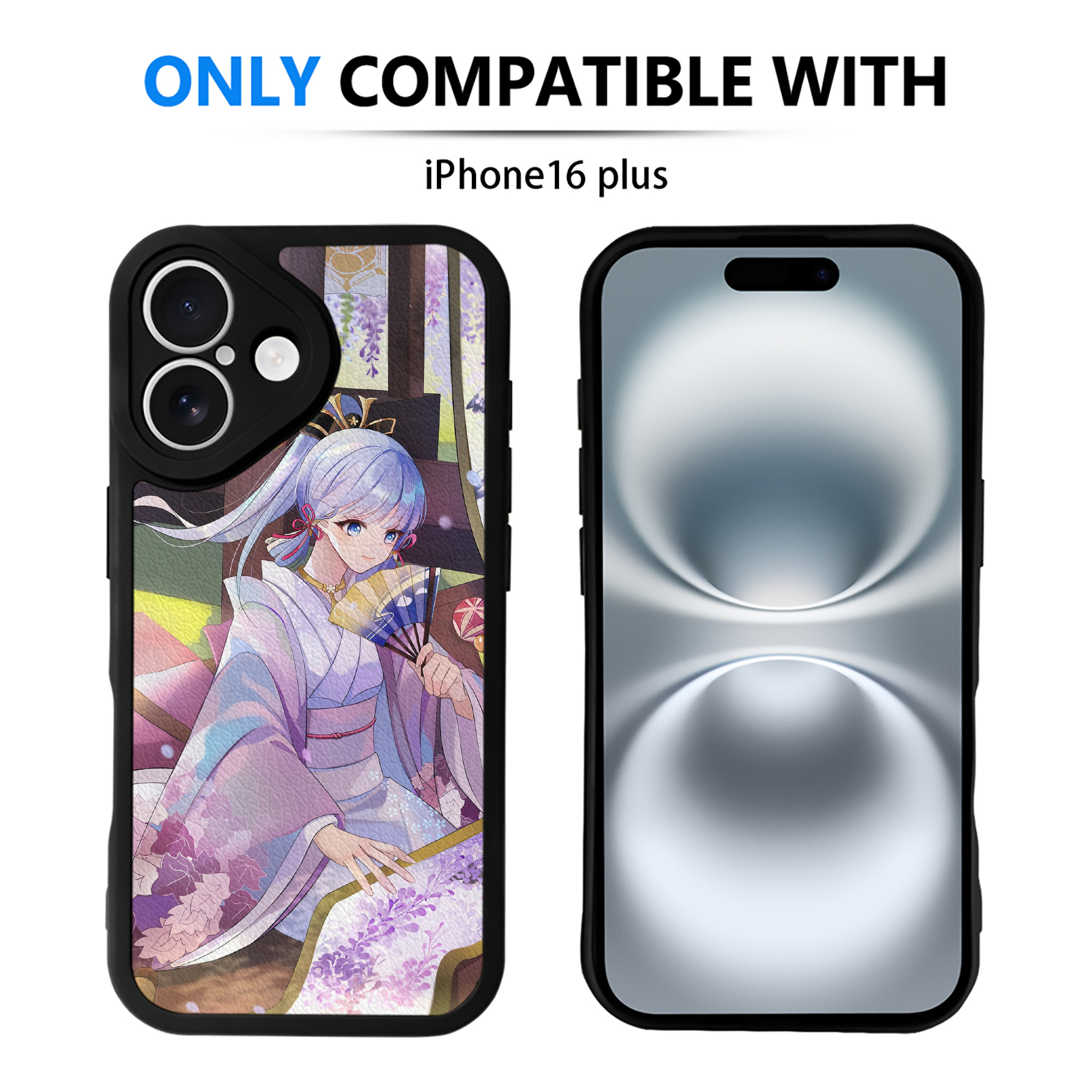 げんし神 genshin 【iPhone 16シリーズ対応】シリコンスマホケース（レザー調） 材質：シリコン